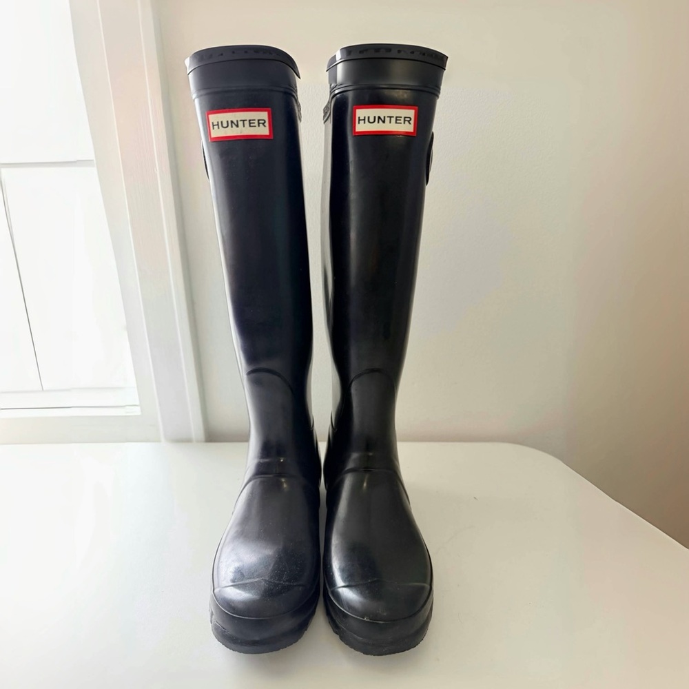 Hunter Classic Black Tall Rain Boots